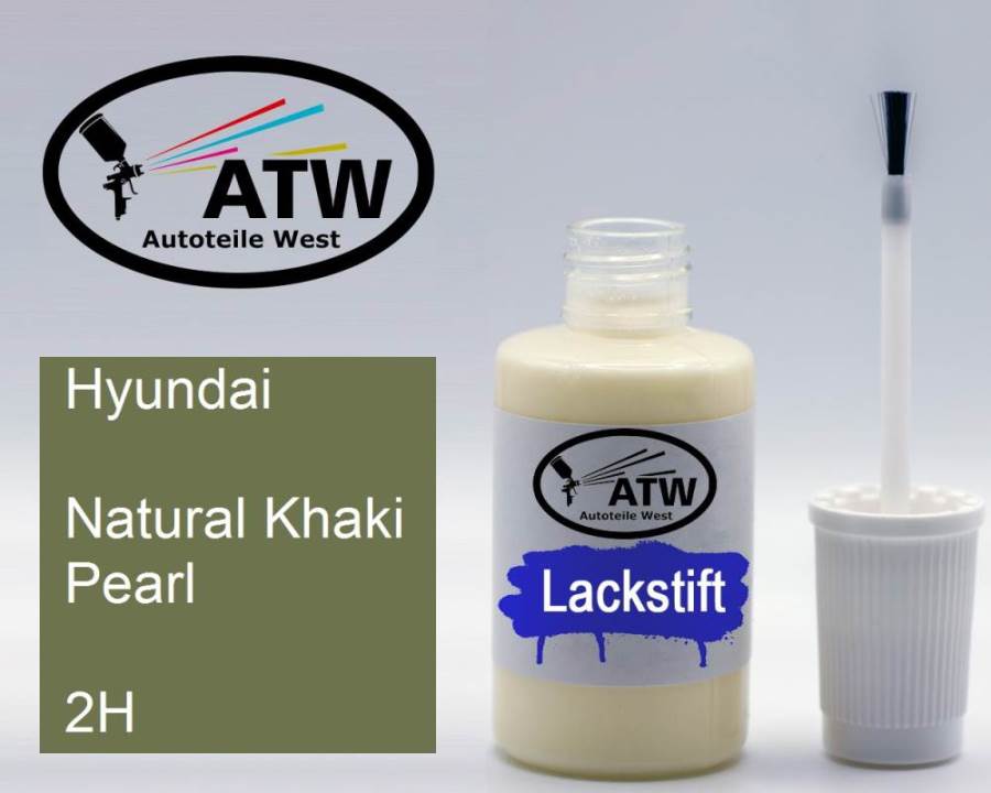 Hyundai, Natural Khaki Pearl, 2H: 20ml Lackstift, von ATW Autoteile West.